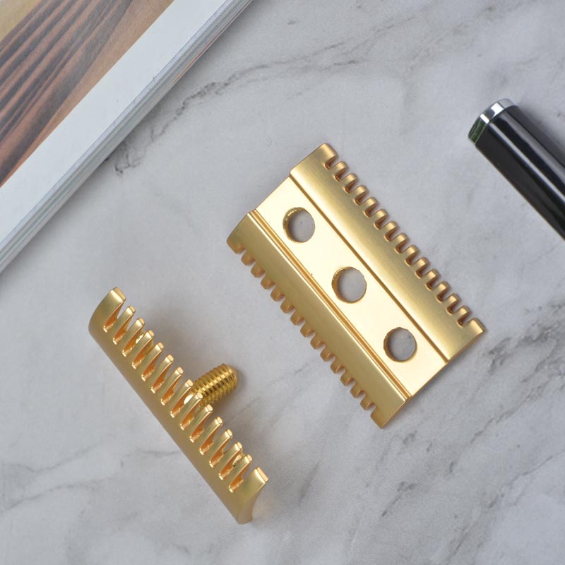 YAQI Màu Sắc Vàng Mellon Nam An Toàn Dao Cạo Đầu Dao Cạo Râu