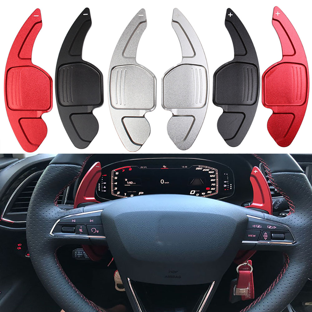 Stuurwiel Paddle Shifter Uitbreiding Voor Seat Leon Cupra 5F Ibiza 6F Arona Ateca Leon St Alhambra Aluminium Shift Paddle blade
