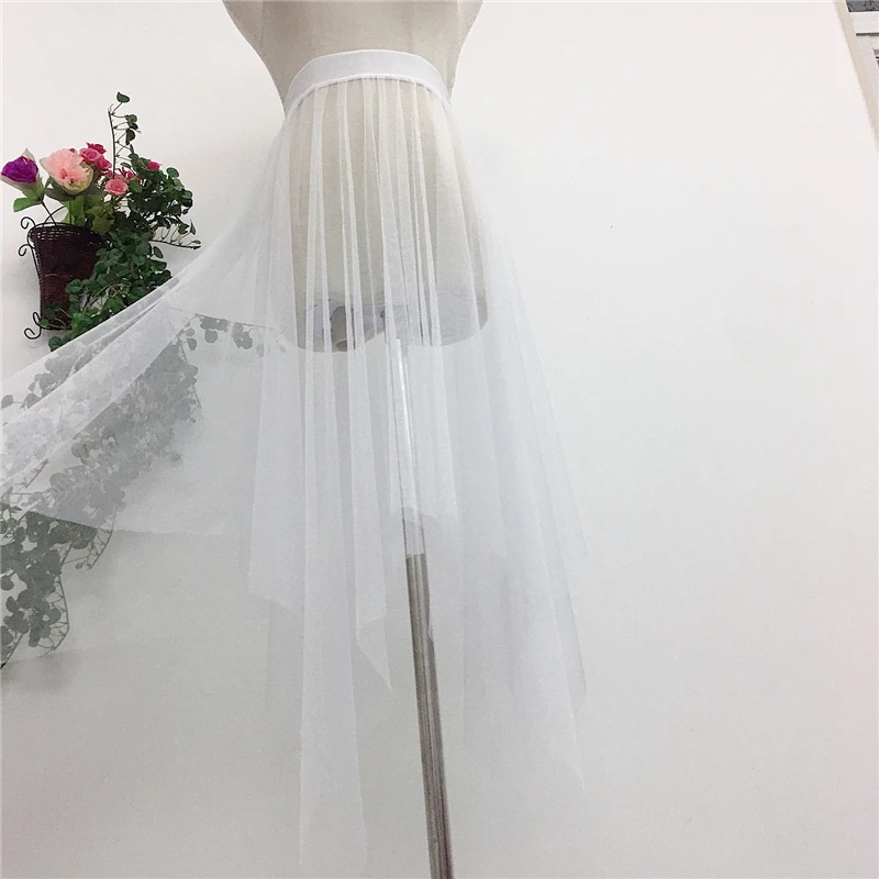 Trong Suốt Gợi Cảm Sheer Lưới Xếp Ly Nữ Váy Tutu Voan Cao Cấp Không Đều Đen Dài Váy Cho Bé Gái Phong Cách Hàn Quốc váy
