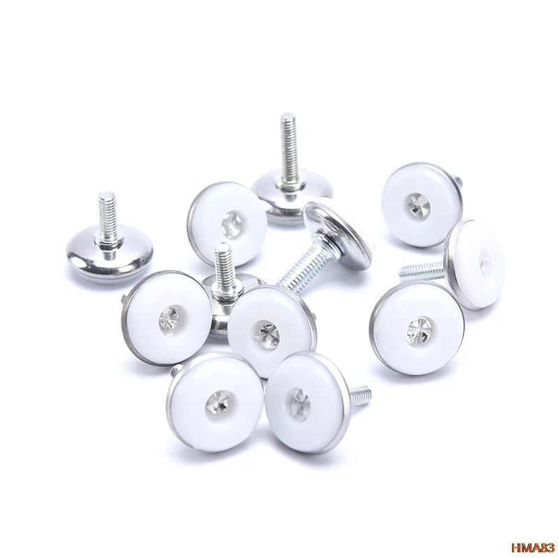 4Pcs ปรับขาเฟอร์นิเจอร์เหล็ก Anti-Slip ตารางฐานขา Pad ฟุต Leveler M6 M8สกรูโลหะเฟอร์นิเจอร์เท้าระดับ