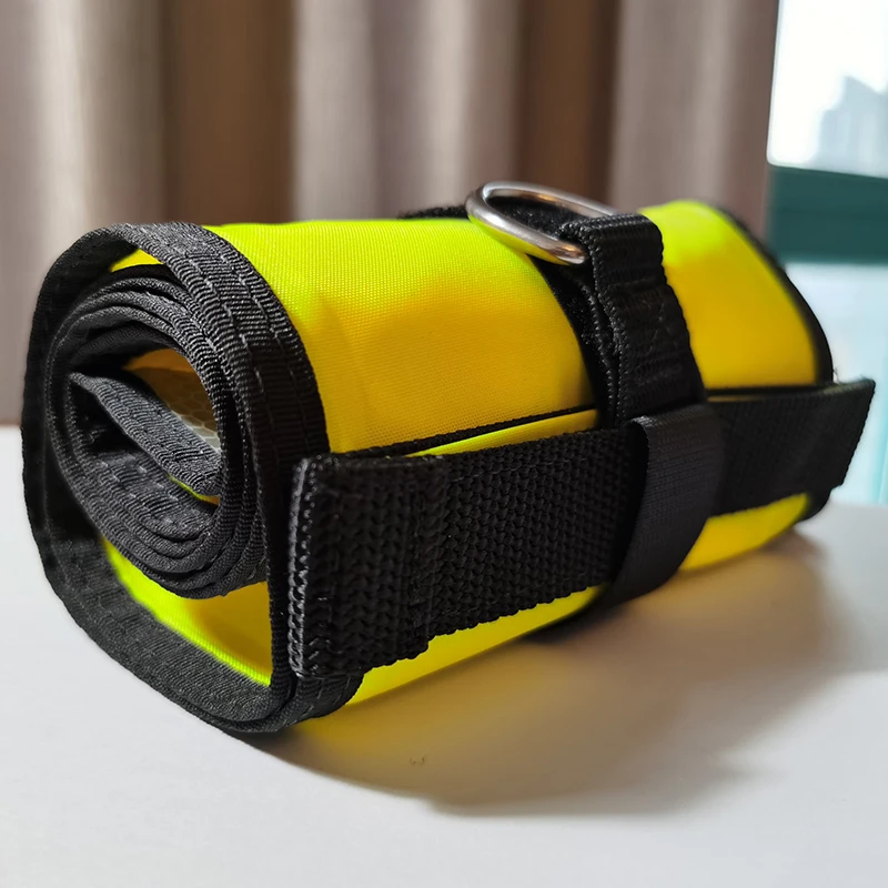 ดําน้ํา SMB 1.2m 1.5m 1.8m Buoy การมองเห็นที่มีสีสันความปลอดภัย Inflatable ดําน้ํา SMB พื้นผิวสัญญาณ Marker Buoy อุปกรณ์เสริม