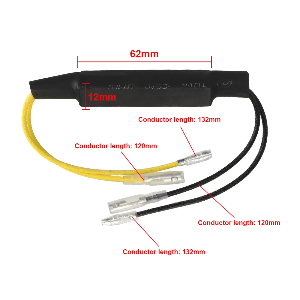 Luces LED de señal de giro, decodificador de fallos, intermitente para motocicleta, resuelve el indicador de error intermitente, resistencia de carga, 12V, 21W, 26 Ohm