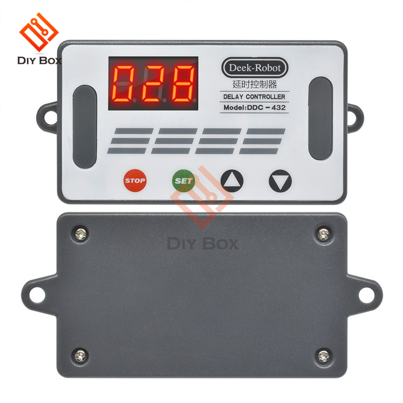 Módulo de interruptor de relé de retardo de tiempo, placa de circuito de ciclo de gatillo, tubo Dual MOS, relé de temporizador de Control, Motor de CC, luz LED Micro, 12V, 24V