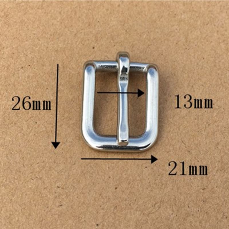 Hebilla de cinturón de acero inoxidable, 10 Uds., 16mm, hebilla para zapatos, brida, Hardware, accesorio de Rein, 18mm, 20mm, 26mm