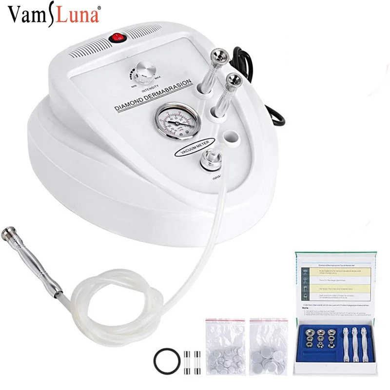 3 em 1 diamante dermoabrasão microdermoabrasão máquina kin care dispositivo de rejuvenescimento para remoção de rugas rosto beleza