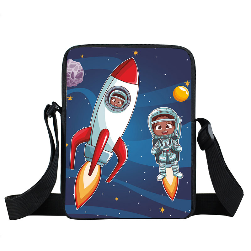 Cartoon Rakete Raumschiff/Lokomotive/Auto Schulter Tasche Kinder Nette Messenger Tasche Junge Mädchen Umhängetaschen Kinder Buch Tasche geschenk