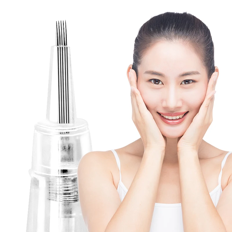 50/100pcs สกรูเข็ม R1/R1 BLUNT/R2/R3/R5/R7/F3/F5/F7 เครื่อง V7 Charme Princesse ดิจิตอลแต่งหน้าเข็มเข็ม