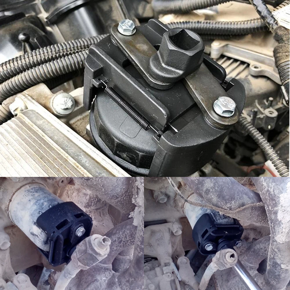 60-105 มม.เหล็ก Spanner สําหรับรถยนต์ประแจกรองน้ํามันการใช้ FILTER Cast Removal ซ่อมเครื่องมือรถบรรทุกรถจักรยานยนต์อุปกรณ์เสริม