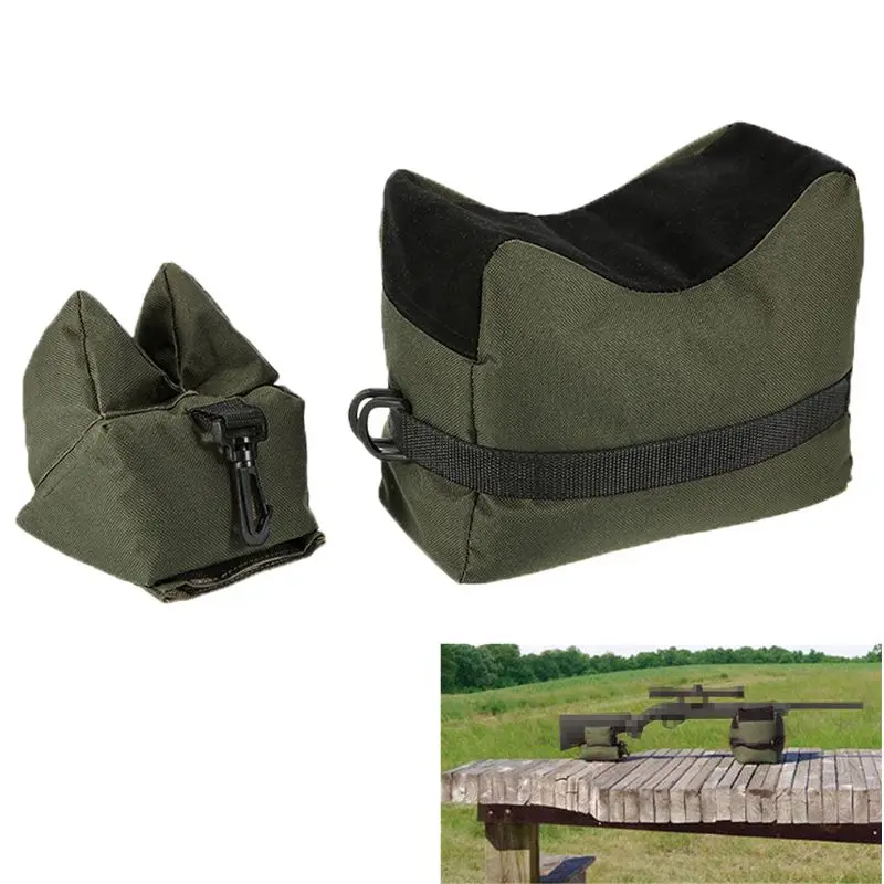 Rifle táctico, soporte para pistola, caza al aire libre, tiro, banco de arena, Rifle sin relleno, bolsa delantera y trasera, accesorios para Rifle de caza en la playa
