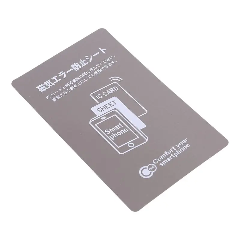 2022 Mới Màu Xám Chống Kim Loại Từ Miếng Dán NFC Paster Cho Iphone Di Bus Điều Khiển Truy Cập Thẻ IC Card bảo Vệ Đồ Dùng