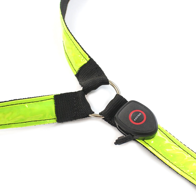 2021 novo cavalo webbing arnês colar peitoral ajustável noite visível luz led cinto de peito equipamentos equitação segura navio da gota