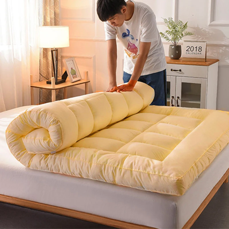 นุ่มสบายเดี่ยวคู่ที่นอนTatamiผู้ใหญ่ห้องนอนหนา10ซม.Topperที่นอนTatami Twin Queen King Size