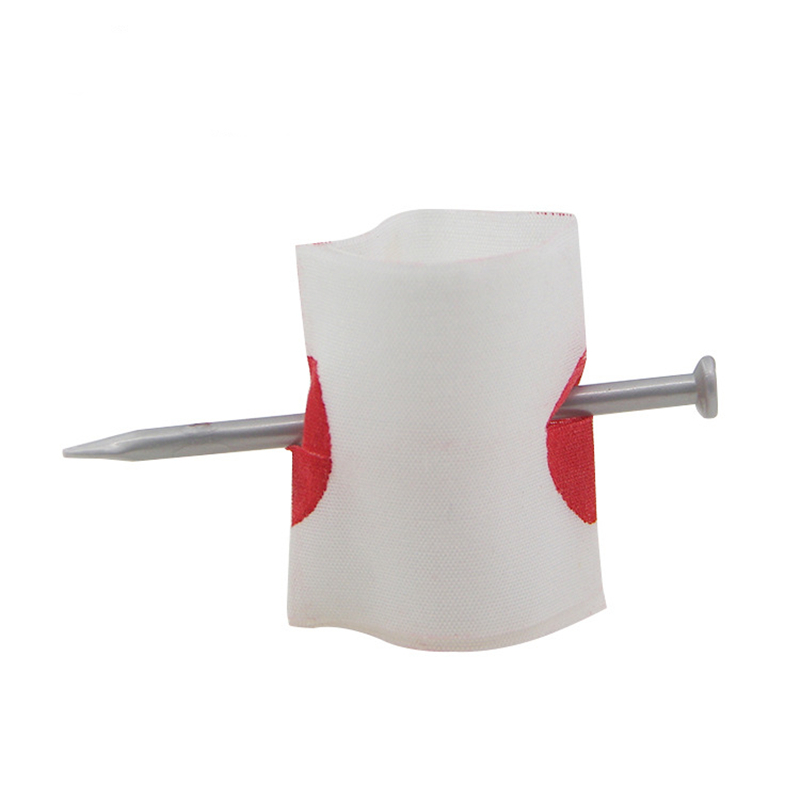 Novo brincadeira piada brinquedos unhas falsas através do truque de dedo halloween crianças gags piadas práticas