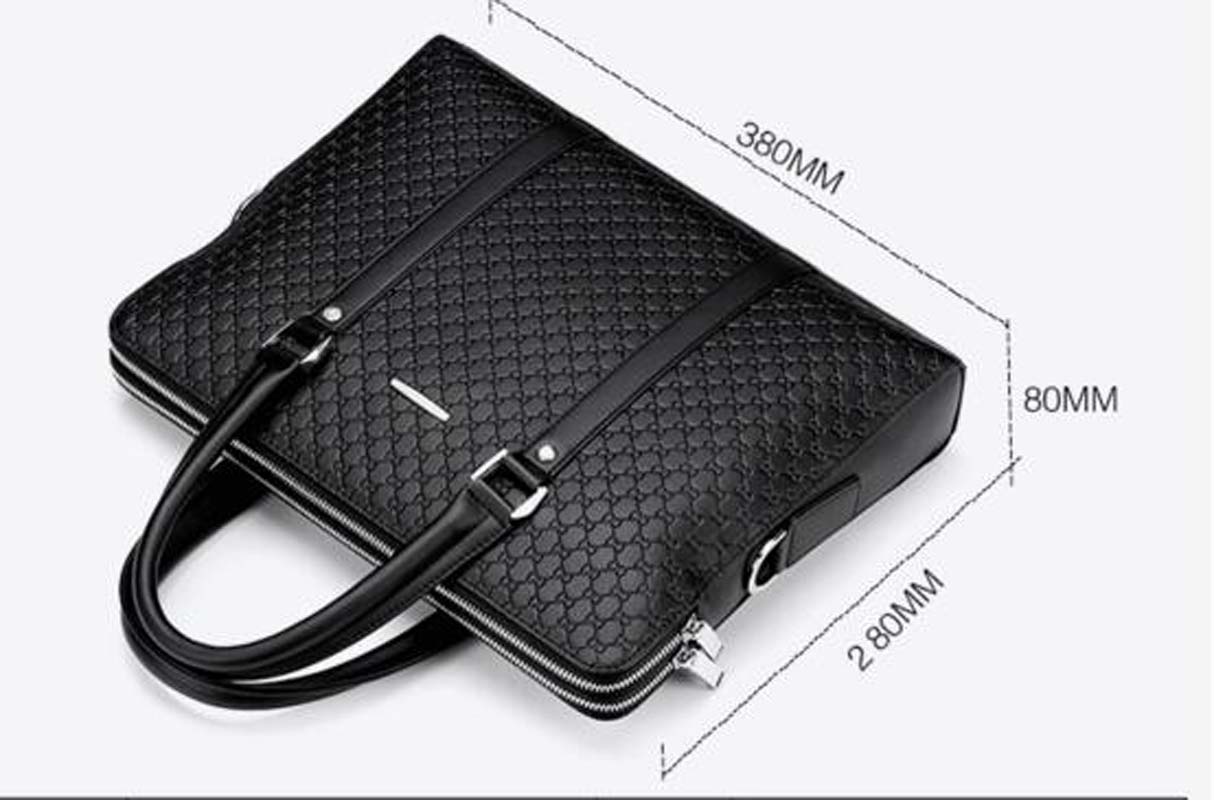 Gran oferta, nueva maletín de negocios a la moda para hombre, bolso de cuero de alta calidad, bolsos de hombro de gran capacidad, bolsos para ordenador portátil, bolso de mensajero