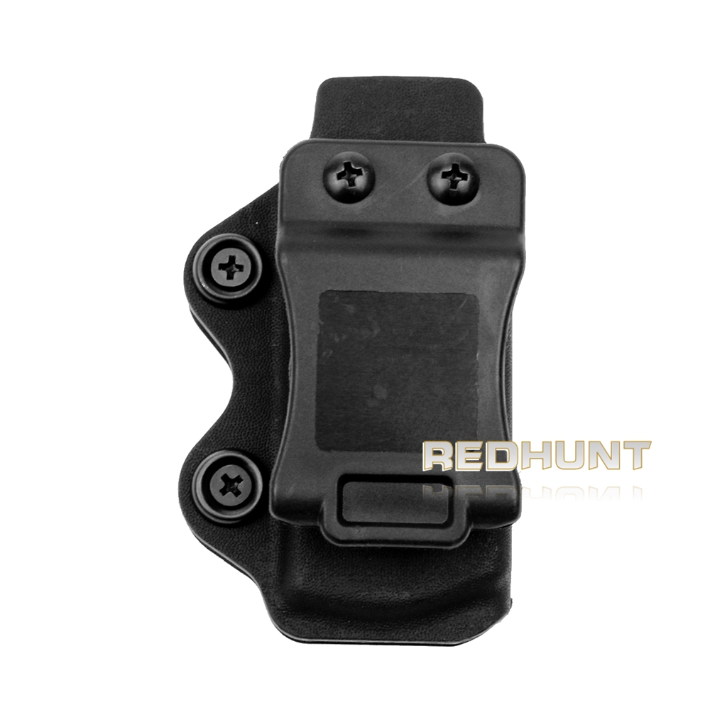 IWB/OWB Gun Holster Single Magazine Case Mag Pouch Fits Glock 17 19 26/23/27/31/32/33 M9 P226 USP 92F Single IWB Magazine Pouch
