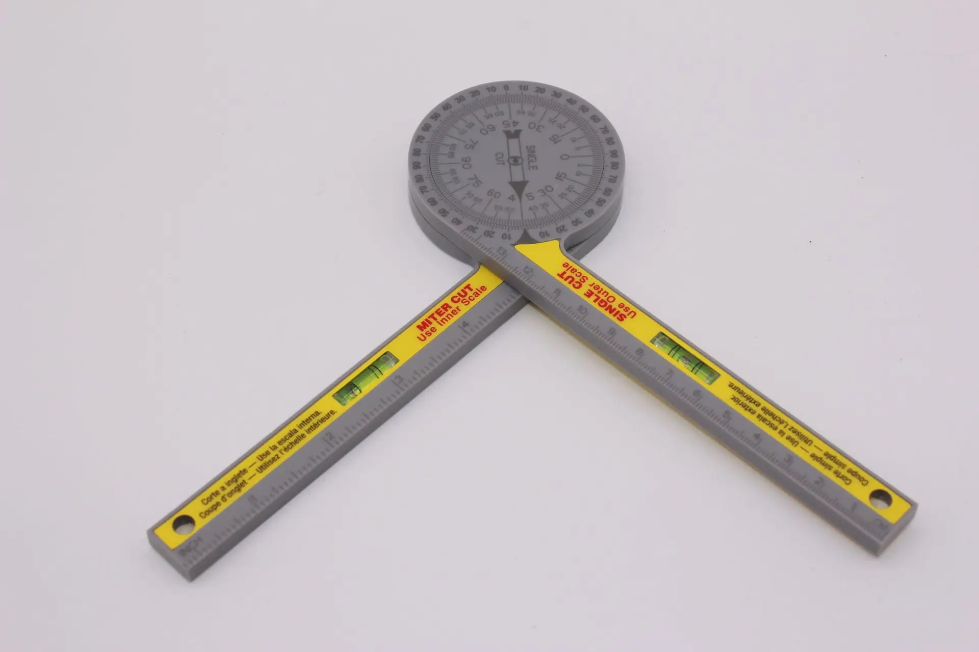 360 Degrees Angle Gauge Calibration Miter Saw Protractor Finder Angle Finder Miter Gauge Goniometer Finder Arm Measuring Ruler