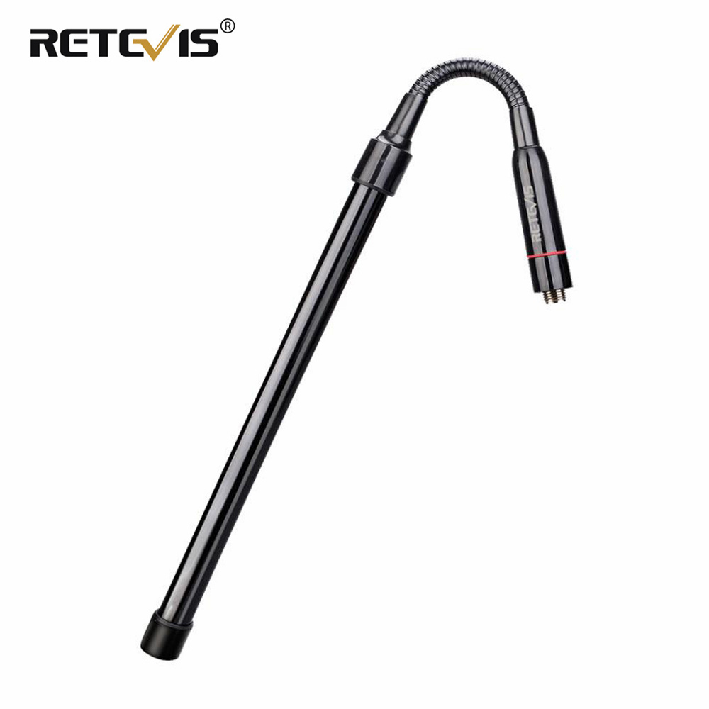 Retevis HA03 antena táctica plegable SMA-F Airsoft juego Walkie Talkie antena para Baofeng UV-5R BF888S Ailunce HD1