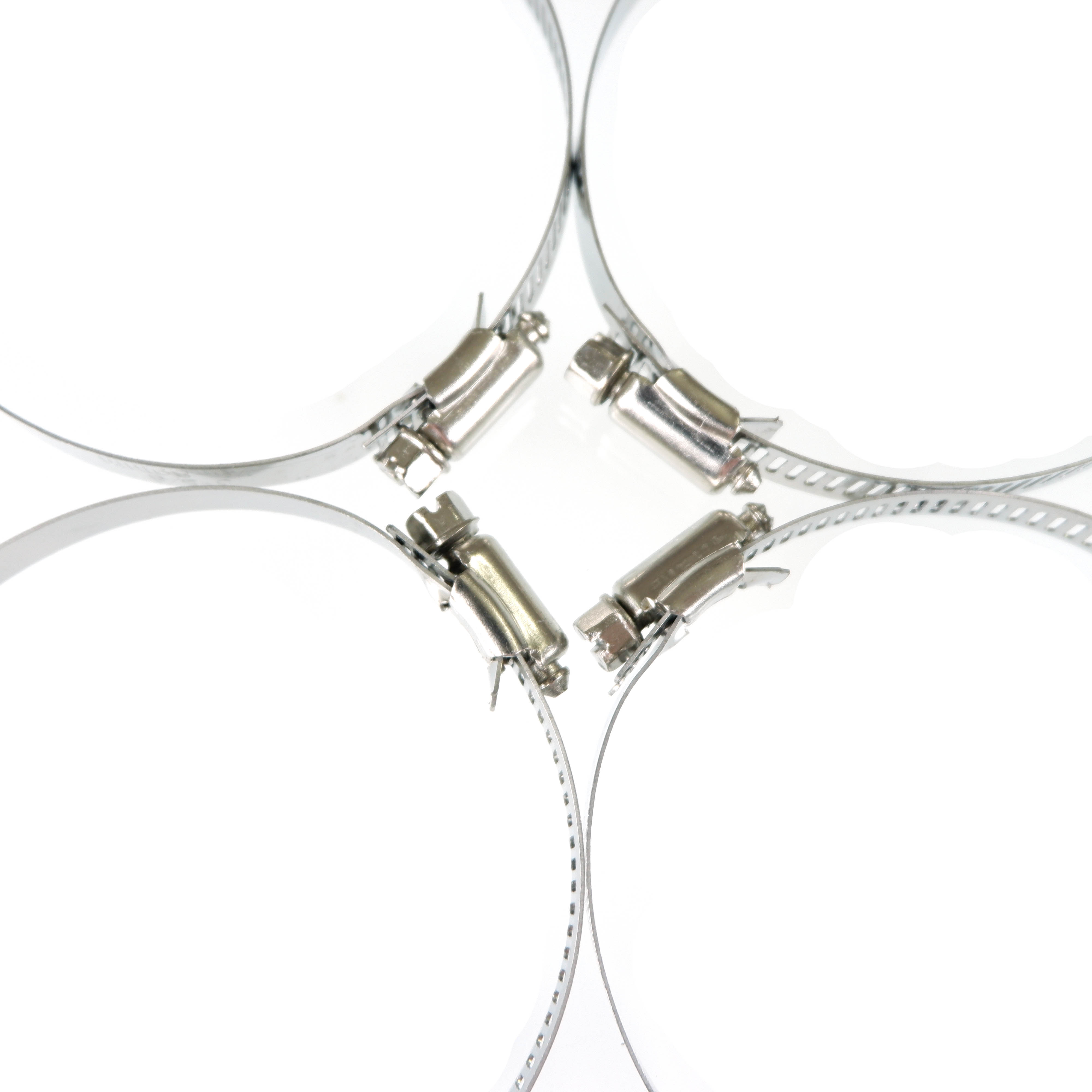 4 個クリップクランプ 25 ミリメートル 60 ミリメートル 75 ミリメートル空気ディーゼルパーキングヒーターステンレス鋼排気管チューブガスベントホース車のヒーター