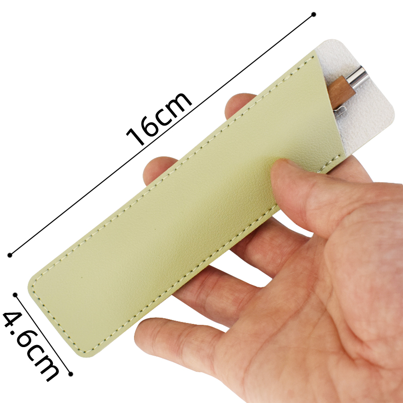 PU หนังปากกาป้องกันผู้ถือดินสอนุ่มกรณีการเขียนวัสดุ Pencilcase เครื่องเขียนอุปกรณ์สํานักงานโรงเรียนของขวัญ