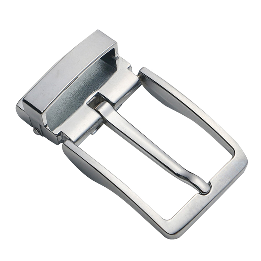 Men Reversible Metal Alloy Belt Buckles Replacement Rectangular Pin Buckles