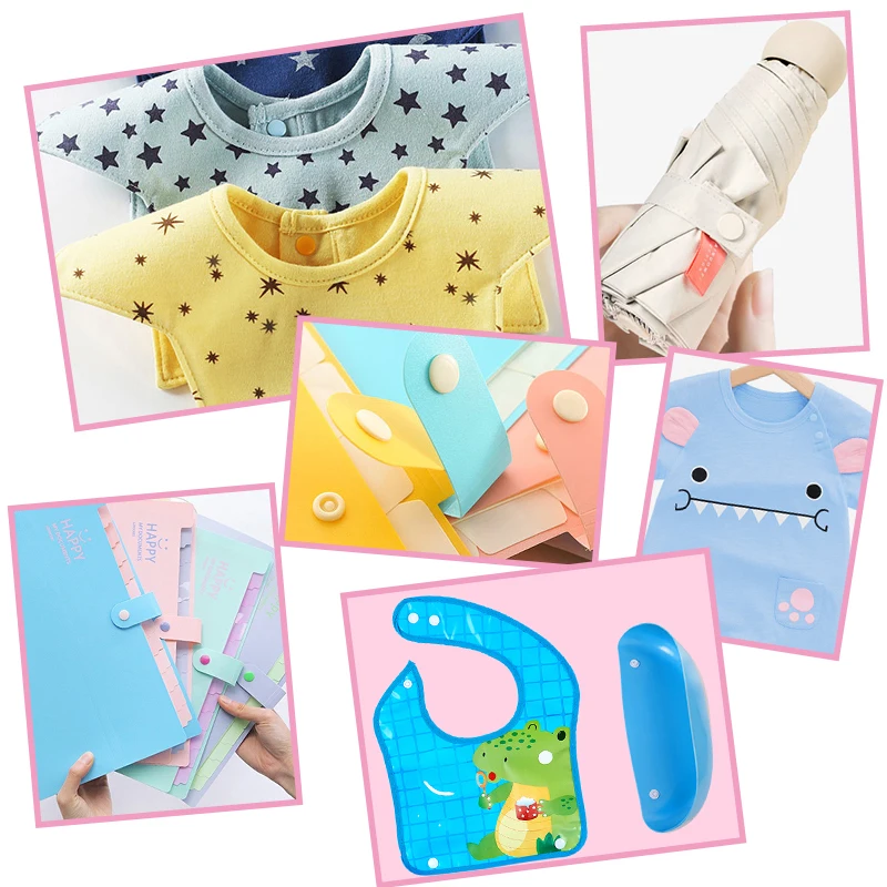 Bán Buôn T5 Nhựa Snap Nút Cho Quần Áo Tự May Báo Chí Đinh Nhọn Khóa Sử Dụng Để Trẻ Em Tã/Yếm/Túi/Thư Mục/