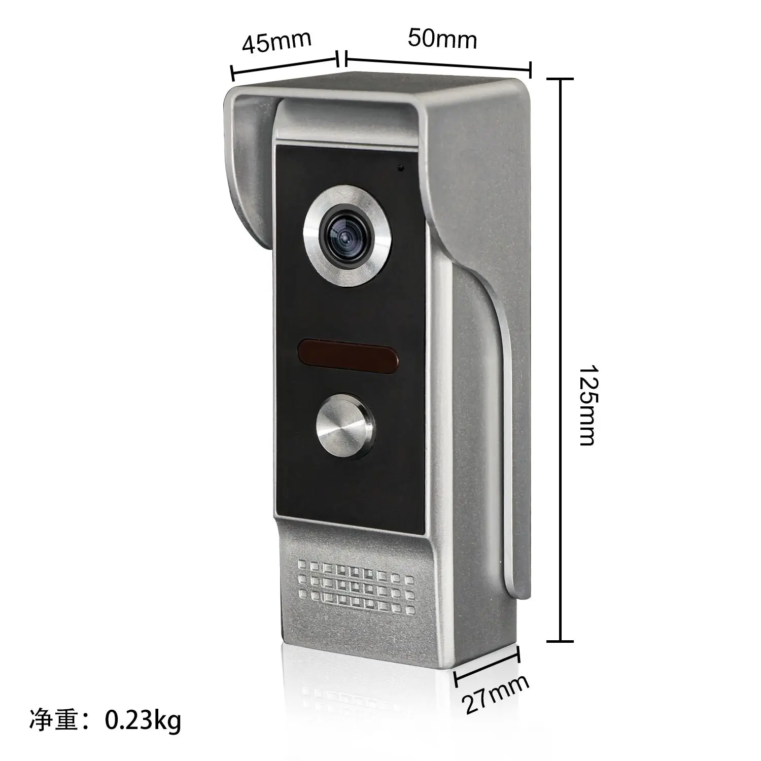 ใหม่ Home Security กล้องประตู 700TVL Night Vision (กรณีอลูมิเนียม) สําหรับ Video Intercom Doorbell ระบบประตูโทรศัพท์ Bell