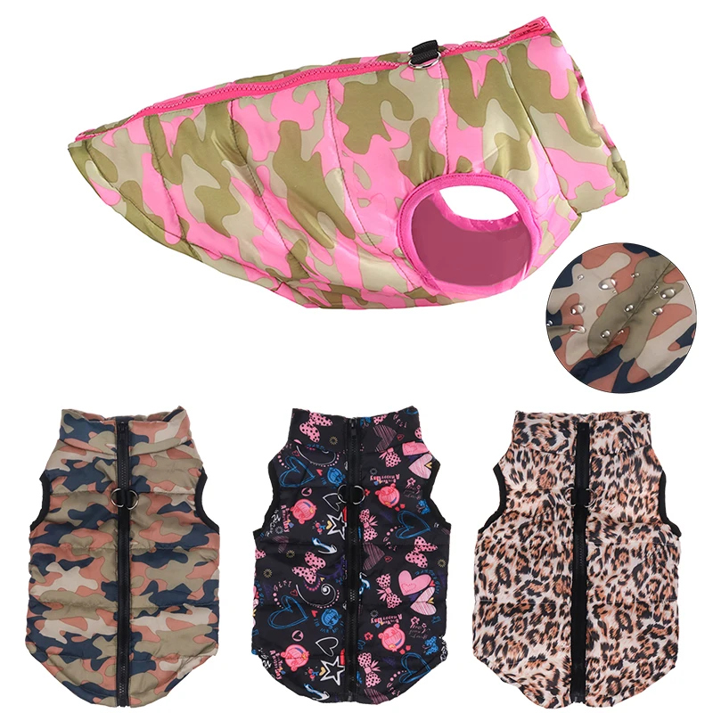 Ropa cálida de invierno para perros pequeños, chaqueta impermeable para mascotas, trajes para cachorros y gatos, abrigo Yorkie, ropa para Chihuahua, disfraces de caniche