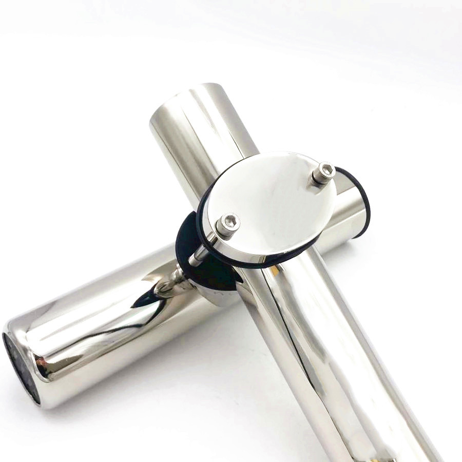 316 Stainless Steel Rod Holder Elliptical base Suitable for 43-51mm Tube