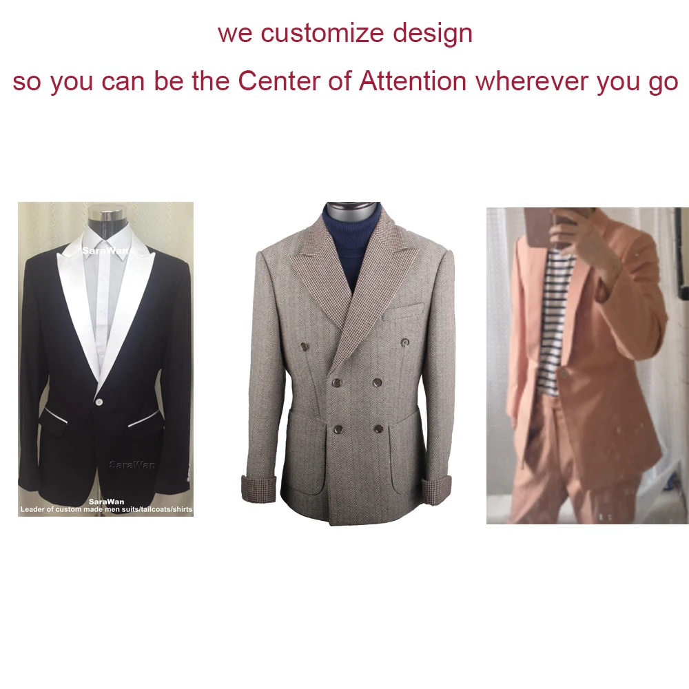 Custom Made To Measure dopasowany męski garnitur na zamówienie garnitury szyte na miarę Custom Made męskie garnitury dostosowane smoking pana młodego garnitur weselny