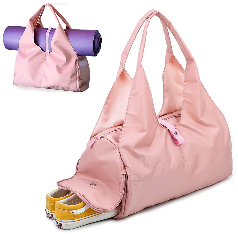 Scione กระเป๋าโยคะ Gym Fitness กระเป๋าผู้หญิงผู้ชายการฝึกอบรม Sac De กีฬา Gymtas ไนลอนกีฬากลางแจ้ง Tas sporttas XA441WA