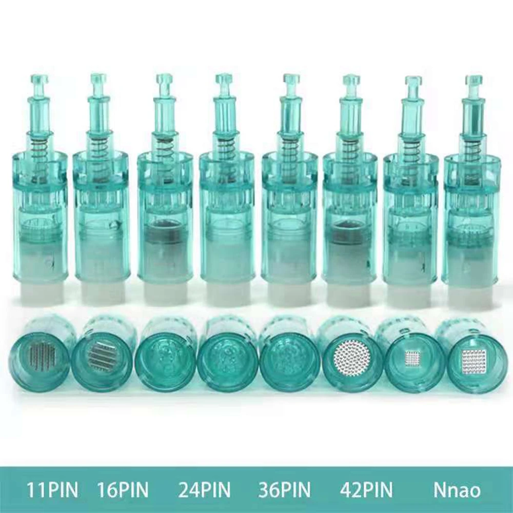 10ชิ้น DR PEN Ultima ตลับหมึก A6S ปากกาเข็มปากกาเข็มเปลี่ยนดาบปลายปืนหัวเปลี่ยน11 16 36 42 NANO Microneedle