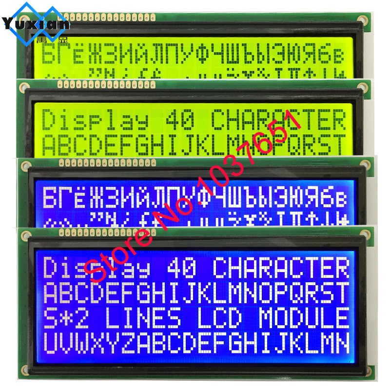 204 2004 Russian Cyrillic Font  Big Character Size Lcd Display Module 146*62.5mm 1pcs LC2042 WH2004L