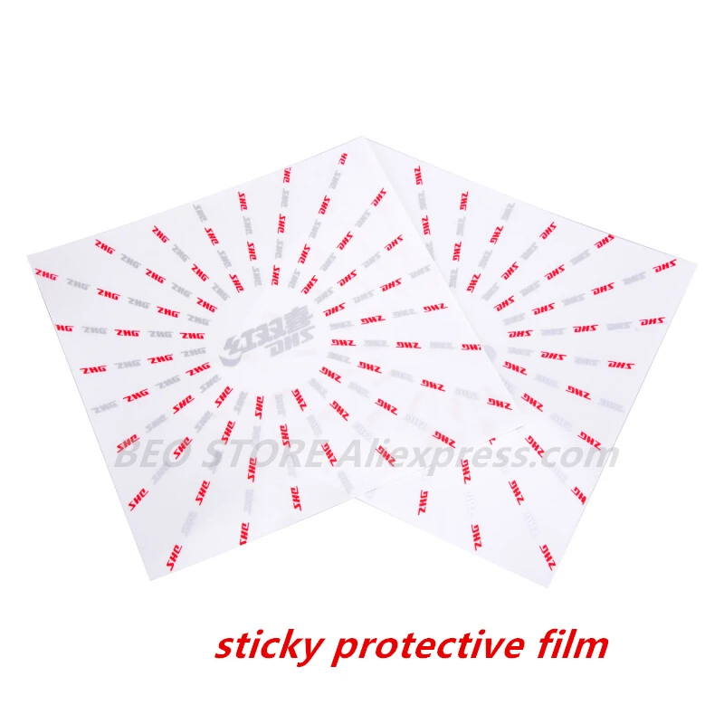 10 Uds DHS tenis de mesa película protectora protector de goma ping pong paddle bat set Accesorios