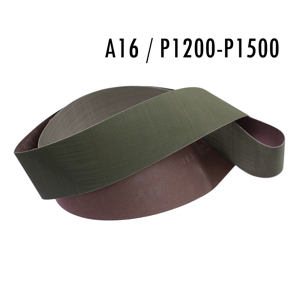 6 piezas 3M correa de lijado Trizact 237AA 762/686/915/1220/1500/1829/2000mm para pulido de acero inoxidable A3 A5 A6 A16 A30 A65