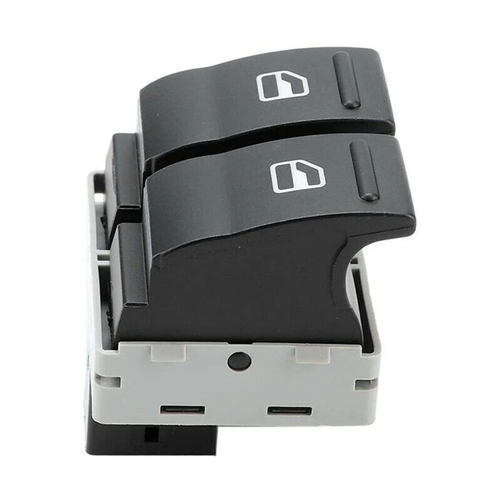 Accesorios de coche eléctricos para puerta y ventana, botón de doble interruptor, Control lateral del conductor para VW Transporter T5 T6 Caravelle 7E0959855A9B9