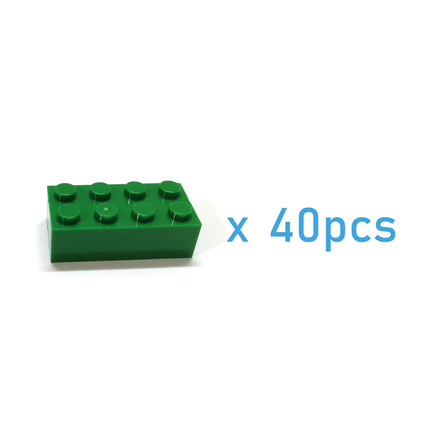40 Chiếc DIY Khối Xây Dựng Dày Hình Viên Gạch 2X4 Chấm Giáo Dục Sáng Tạo Kích Thước Tương Thích Với 3001 Nhựa Đồ Chơi dành Cho Trẻ Em