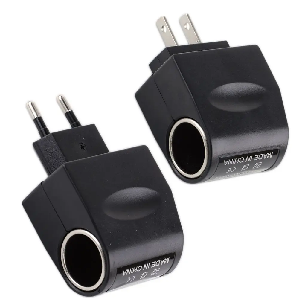 Hộ Gia Đình Sạc Xe Hơi Xì Gà Lửa 110V-220V AC Sang 12V DC Điện Tự Động Chuyển Đổi Adapter Ổ Cắm