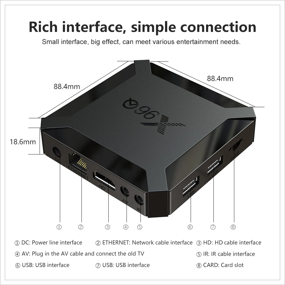X96Q Tivi Box Android 10 GB RAM 16GB Allwinner H313 Quad Core 4K 60fps Thông Minh TVBOX Wifi Google cầu Thủ Youtube X96 1GB 8GBSet Top Box