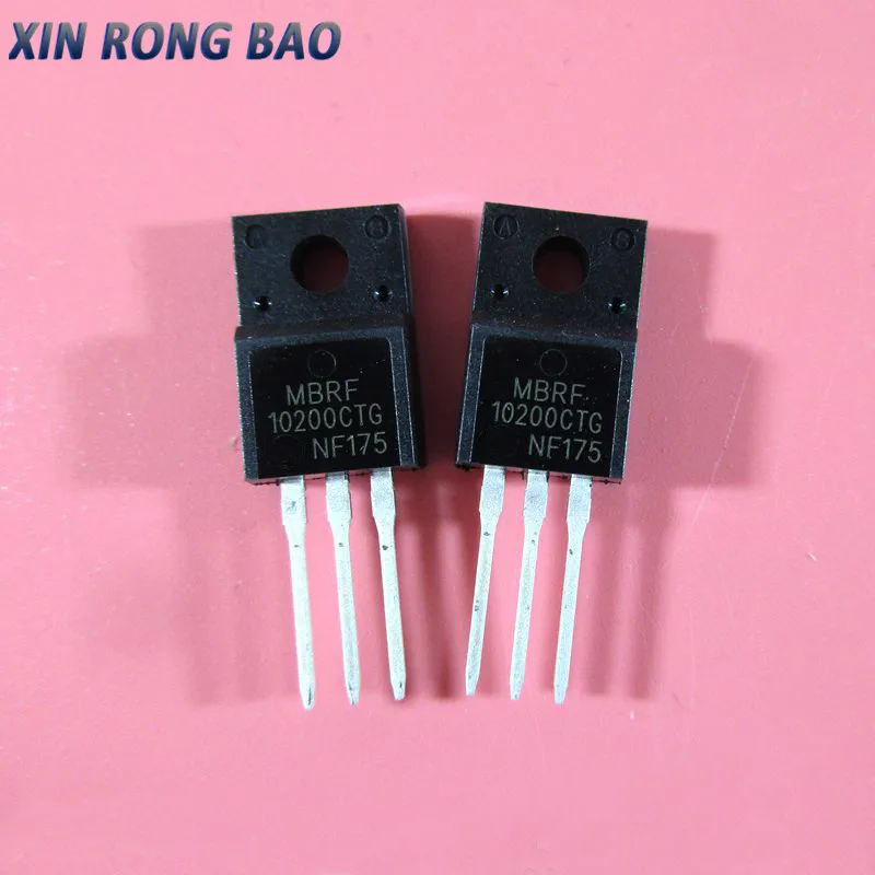 10 Buah MBRF10100 MBRF10200 MBRF20100 MBRF20200 Transistor TO-220F TO220F MBRF10100CT MBRF10200CT MBRF20100CT TO220