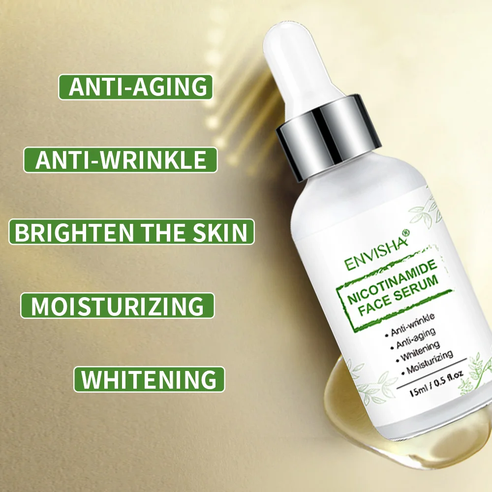 Suero de nicotinamida para el cuidado de la piel, colágeno, ácido hialurónico, Retinol, blanqueamiento antienvejecimiento, reduce los poros, controla la hidratación profunda