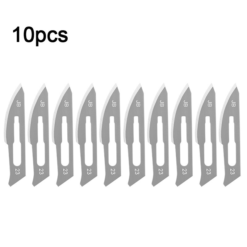 Thép Carbon Phẫu Thuật Dao Mổ Dao 11 #23 # Lưỡi Dao Có Tay Cầm Dao Mổ DIY Cắt PCB Sửa Chữa Gỗ Động Vật phẫu Thuật Dao