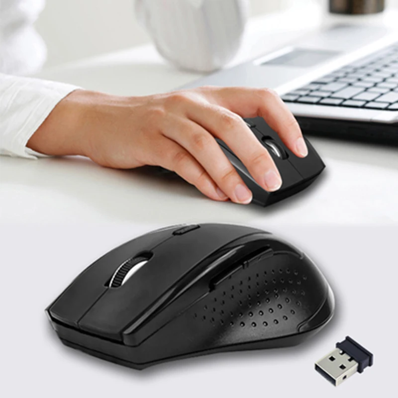 2,4 GHz Drahtlose Optische Maus für PC Gaming Laptops Spiel 6 Tasten Drahtlose Mäuse mit USB Empfänger Drop Shipping Computer maus