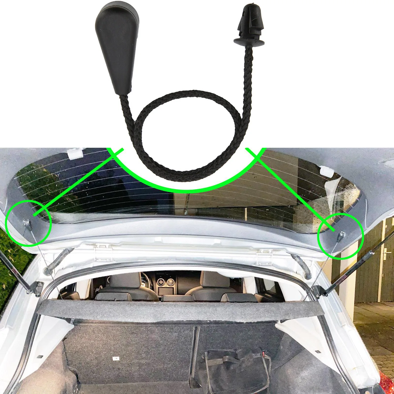 Giày Boot Thân Phía Sau Lứa Kệ Dây Dây Dây 7701045160 7701062123 Cho Renault Megane Clio Laguna MK1 MK2 MK3 1 2 3 Hatchback