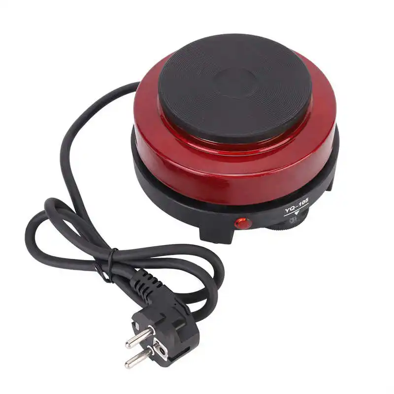 Mini เตาไฟฟ้าร้อนแผ่น Multifunction Induction Cooker ครัวทำอาหารน้ำชากาแฟเครื่องทำความร้อนปลั๊ก EU 220V 500W