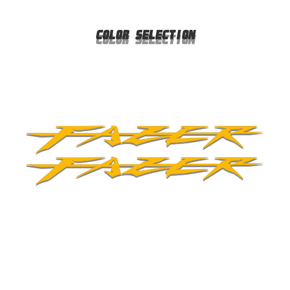 Aksesori Motor Decal Anti Air Logo Reflektif Stiker Mobil Keren Modifikasi Cocok untuk YAMAHA FAZER