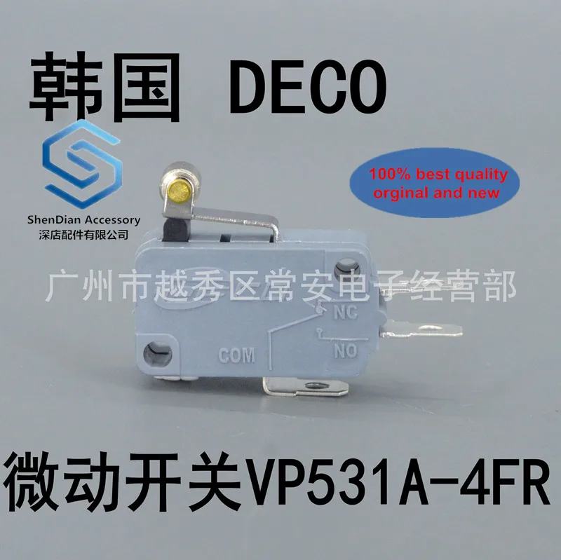 10 Uds nuevo Original DECO VP531A-0FR VP531A-3FR VP531A-4FR VP531A-5FR micro interruptor vástago corto redondo 16A... 250VAC