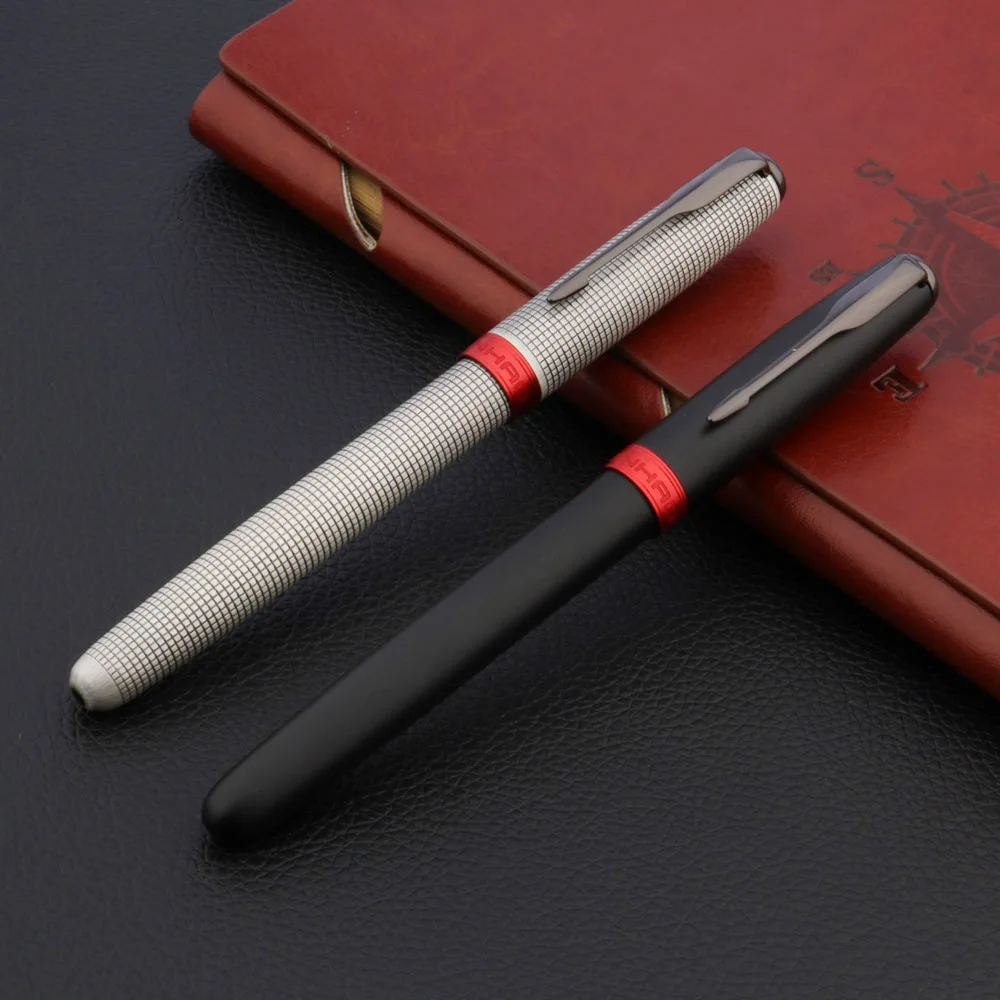 Sang Trọng JINHAO 75 Bút Máy Ca Rô Lấy Tro Lông Mũi Tên Thép Vonfram Đen Ngòi Cổ Điển Mực In Văn Phòng HỌC TẬP BÚT
