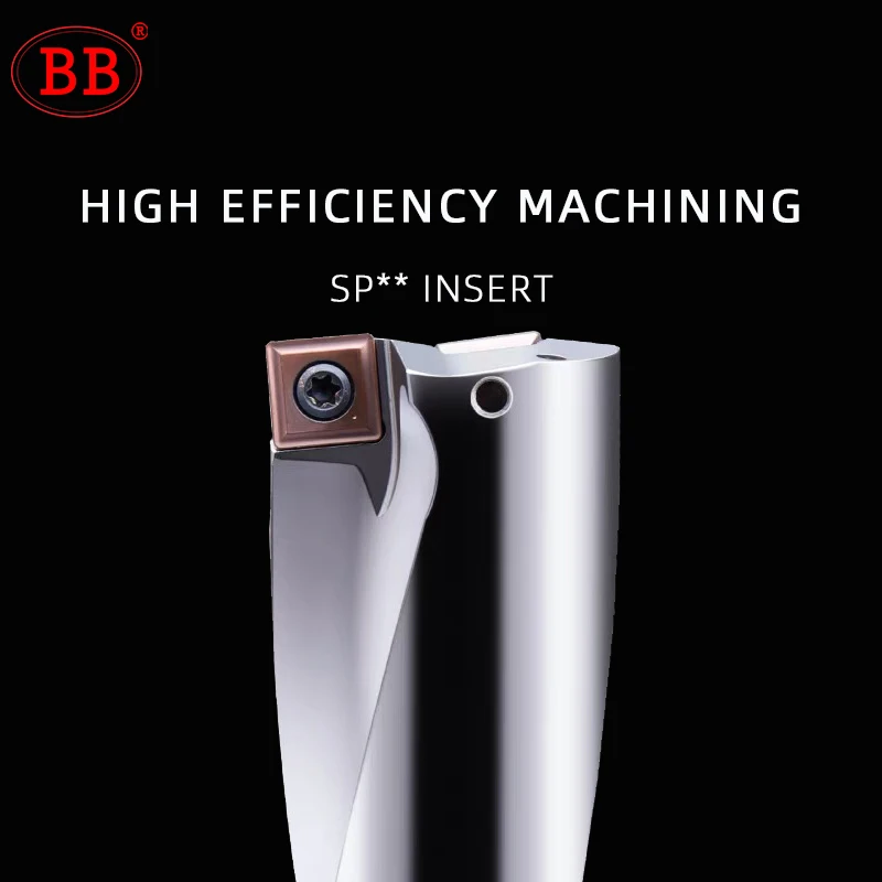 BB Magic Nhanh Indexable Khoan U Sáo Ốc Bông Che Lỗ Làm Dụng Cụ Mài Dao SP Lắp 2D/3D/4D/5D SPMG Cắt Kim Loại Dụng Cụ