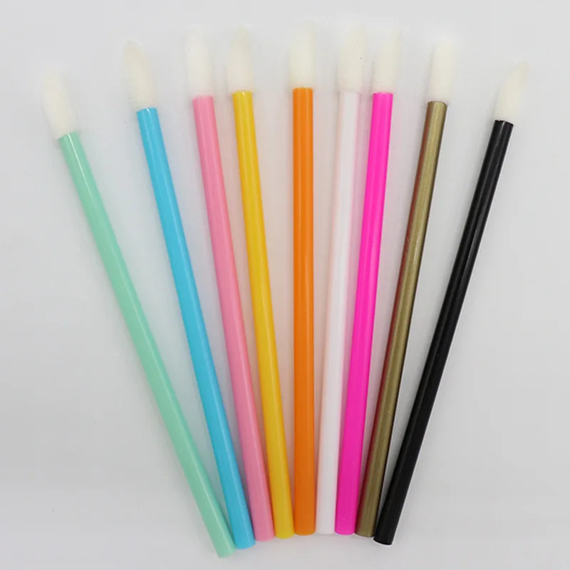 Bộ 50 Lần Trang Điểm Son Bóng Bàn Chải Son Môi Bóng Hoa Dây Applicator Rỗng Môi Cọ Mỹ Phẩm Xách Tay Dụng Cụ Làm Đẹp