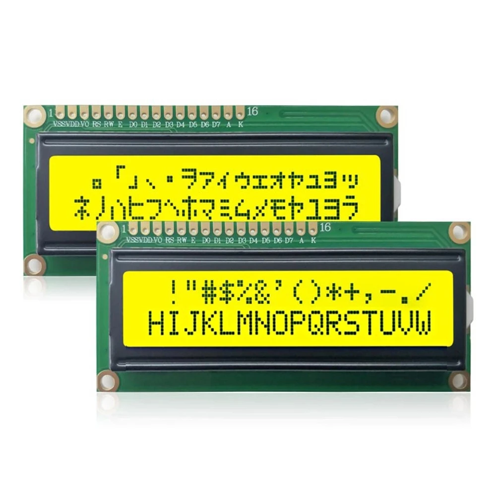 Módulo LCD1602 1602 Tela Azul/Verde IIC/I2C 16x2 Caráter Módulo de Exibição LCD.1602 5V Tela Verde e Código Branco